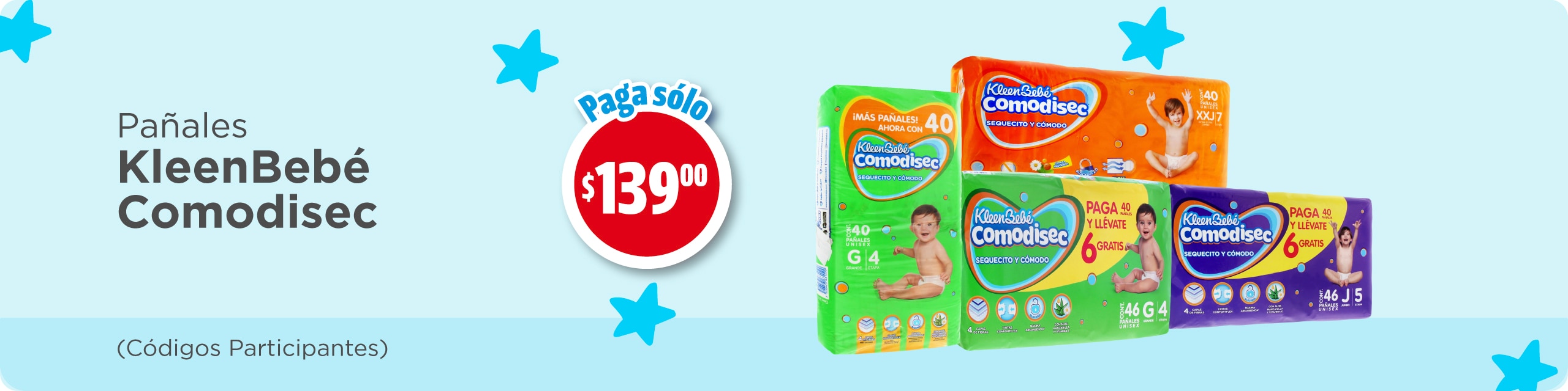 KleenBeb&eacute; Comodisec paga solo $139
